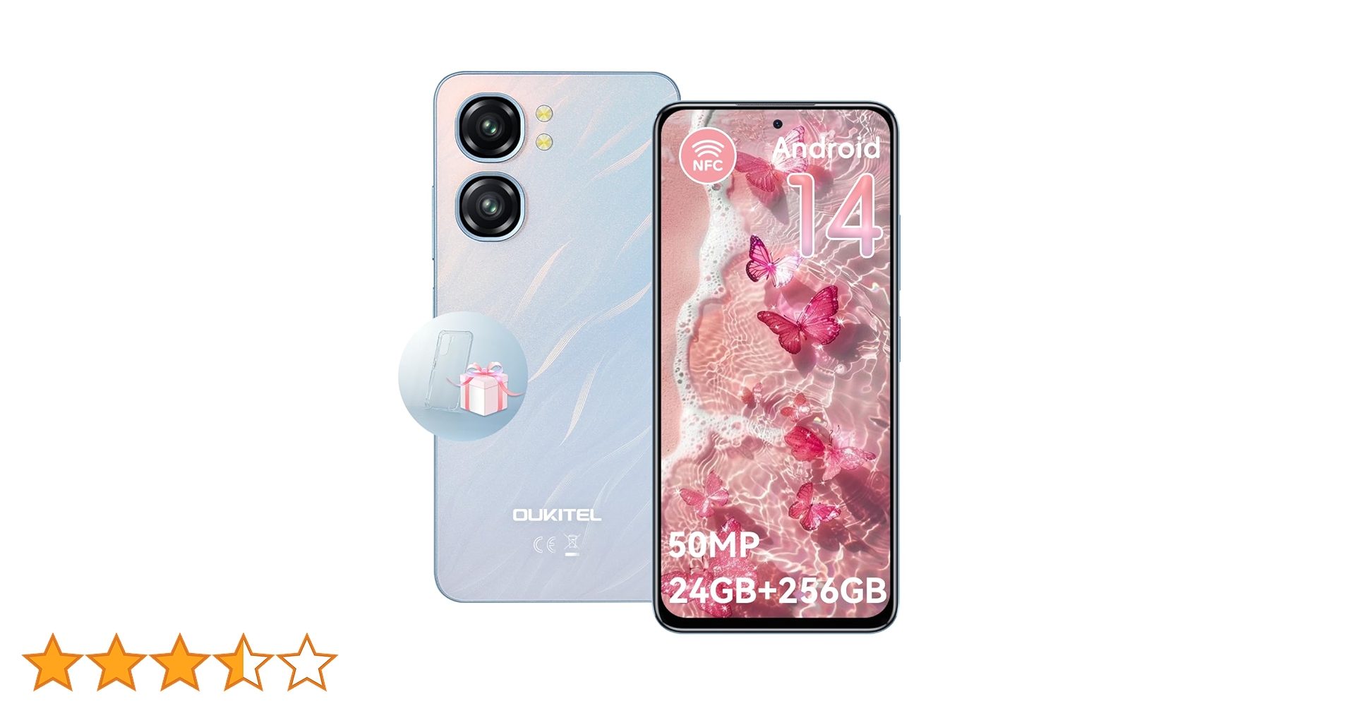 み*ー様 OUKITEL C58 Pro SIMフリー スマホ 24GB 71pi8gVzM4L.jpg_BO30,255,255,